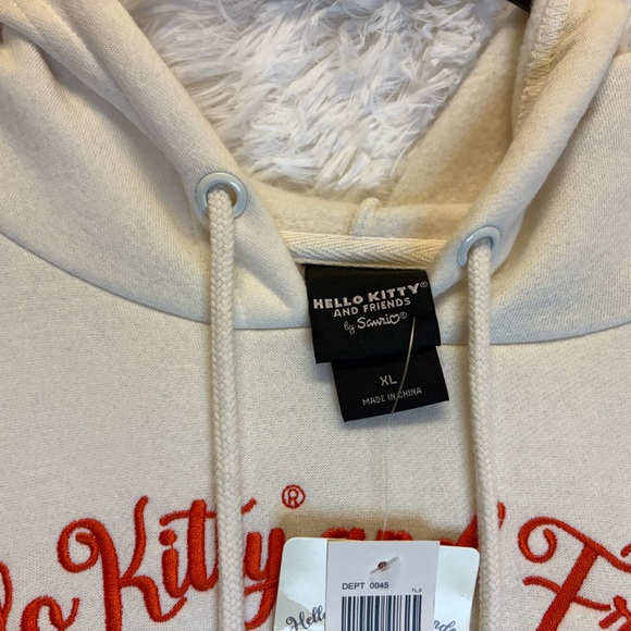 NWT | Box Lunch Exclusive | Hello Kitty and Friends |  White Cream Hoodie | XL 🍄 - Picture 12 of 14